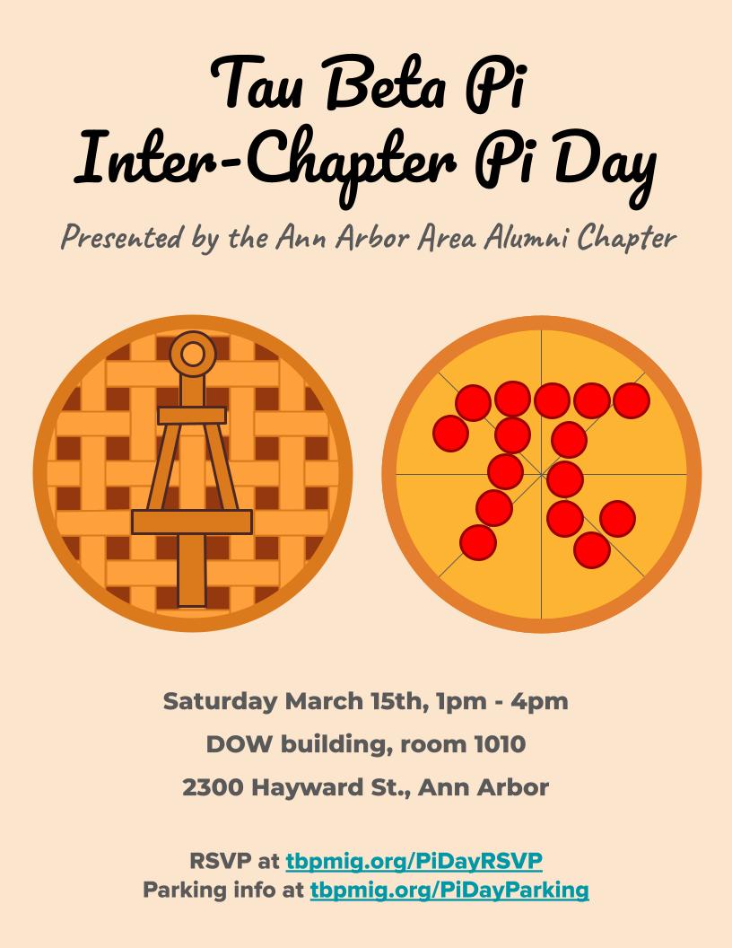 Inter-Chapter Pi Day