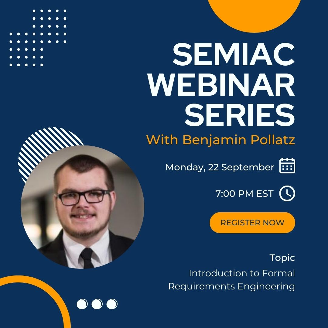 Webinar Series: Introduction to Formal Requirements Engineering
